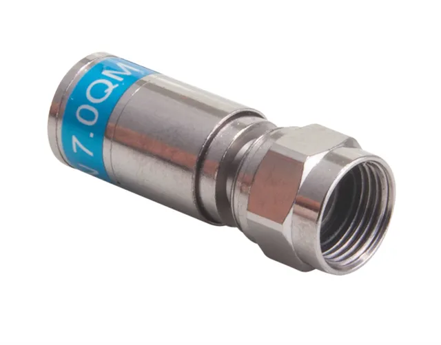 360943, F-typ, F, 0,3 - 3000 MHz, 34 dB, 75 O, Rostfritt stål - 1 pcs
