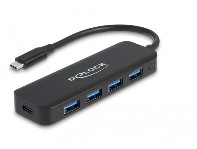 - Hubb - 4 x USB 3.2 Gen 1 + 1 x USB-C (str