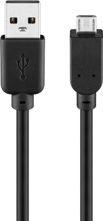 USB-A till Micro-USB-kabel Svart 0,25 m
