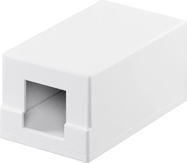 Keystone tom kåpa, 1-port med enkel snap-in-montering