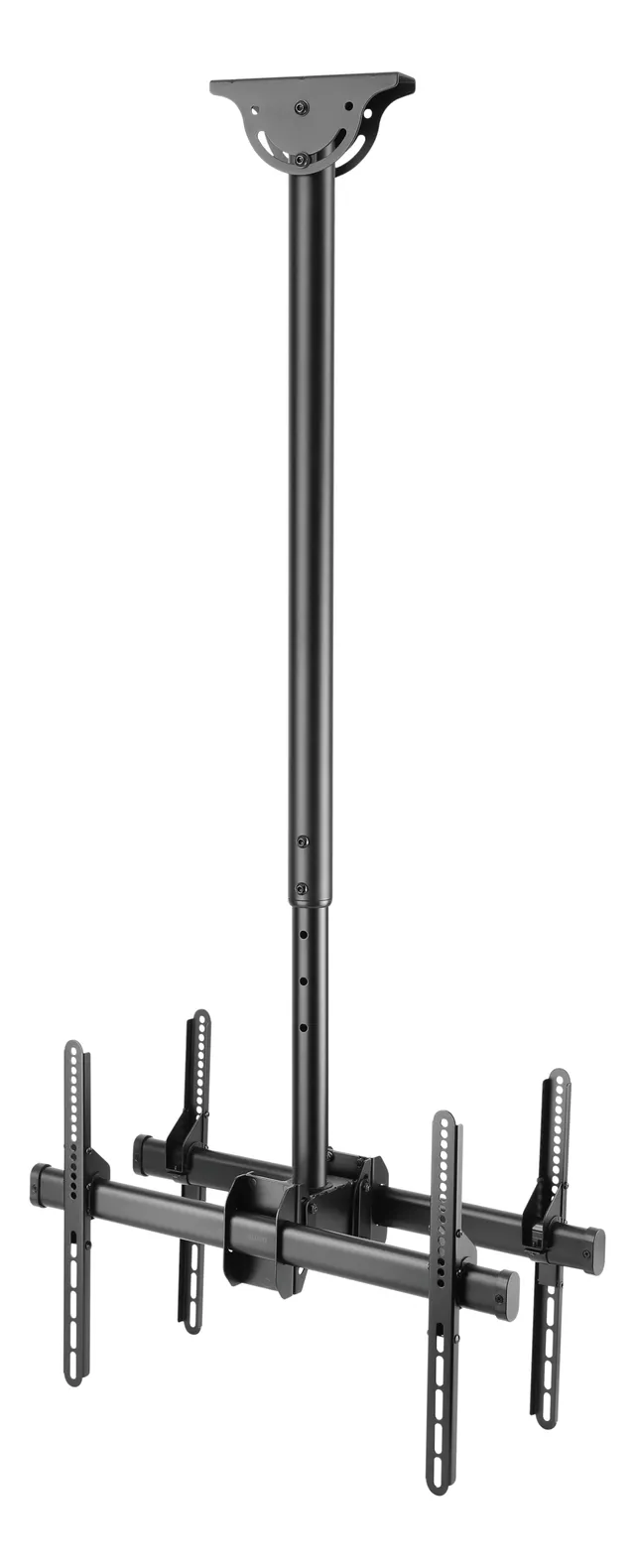 Office Telescopic Double TV Ceiling,1060mm-1560mm,45kg,37"-70