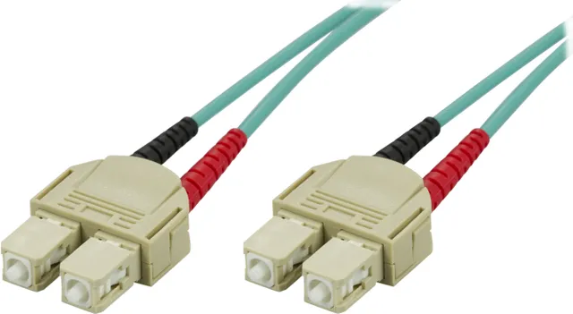 OM3 fiberkabel SC - SC, duplex, multimode, 50/125, 1m (SCSC-61)