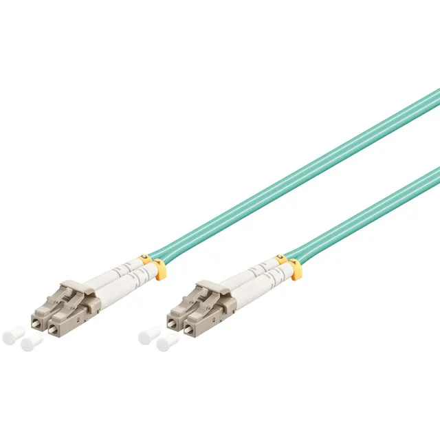 Fiber Optisk LC - LC OM3 - 15m - Grön - 15m