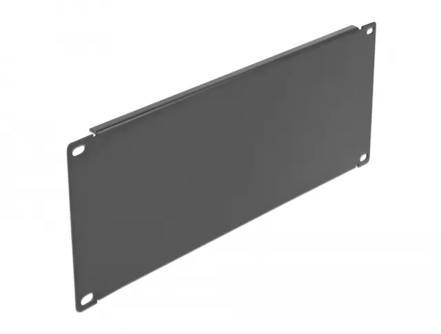 - Blank platta - svart - 3U - 19"