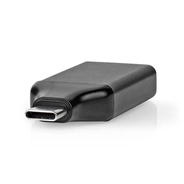 USB-C™ Adapter | USB 3.2 Gen 1 | USB-C™ Hane | HDMI™ Utgång | 4K@60Hz | Rund | Nickelplaterad | Grå / Svart | Låda