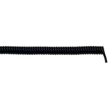73220278 spiralkabel UNITRONIC® SPIRAL 400 mm / 1600 mm 18 x 0,25 mm² + 18 x 0,25 mm² svart 1 st