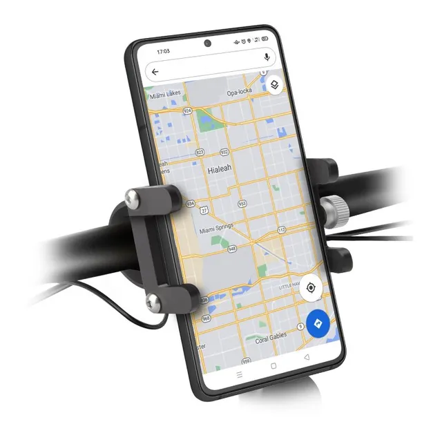 TEERIDEMETAL, Mobiltelefon / smartphone, Passiv hållare, Cykel, Sparkcykel, Svart