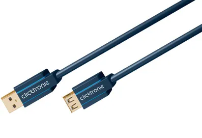 Förlängningskabel USB-A Premiumkabel | USB A hane USB A hona | 1,8 m | 5 Gbit/s