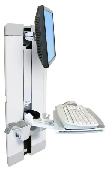 9IN VERTICAL LIFT+SLIDE TRAY BRIGHT WHITE