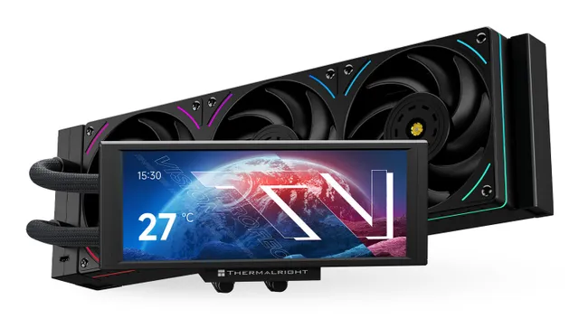 Trofeo Vision 360 ARGB BLACK, VGA-kylare, 36 cm, 69 m³/h, Svart