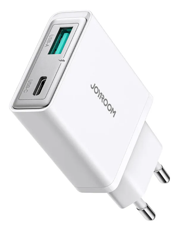 Mains Charger JR-TCF14 (A+C) Super Slim 20W