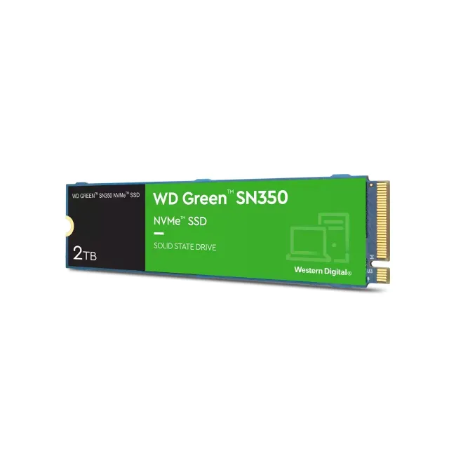 2 TB WD Green SN350 SSD, M.2 2280 NVMe PCIe Gen.3