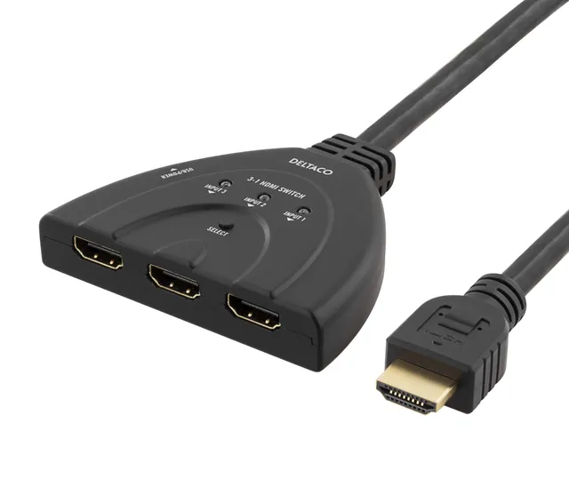 HDMI-7044 - Video-/ljudomkopplare - 3 x HD