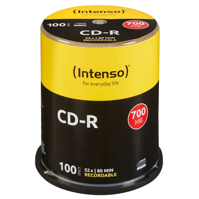 - 100 x CD-R - 700 MB (80min) 52x - spindel