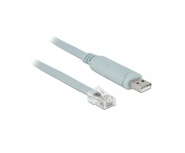 - Seriell kabel - USB (hane) till RJ-45 (ha