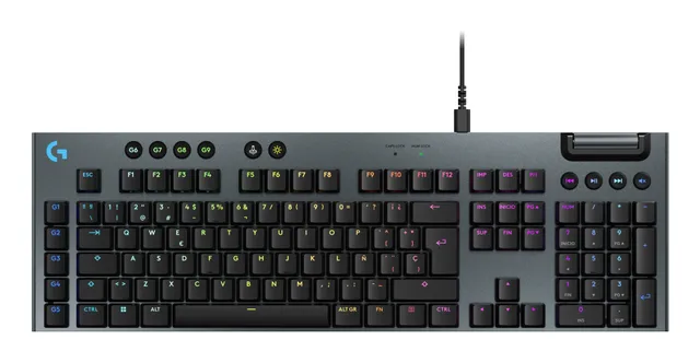 G915 X Wired - 100% Full-size - Tactile - Gaming Tangentbord - Spanska - Svart