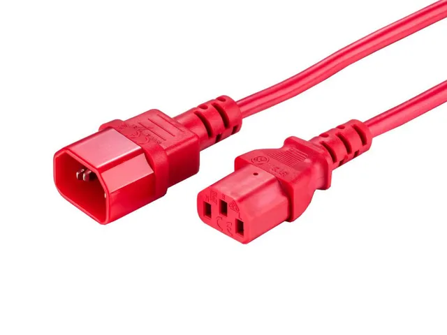 - Strömkabel - power IEC 60320 C13 till IEC