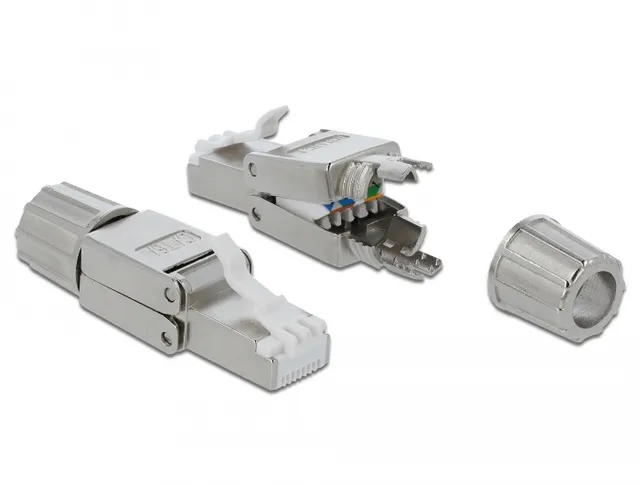 - Nätverkskontakt - RJ-45 (hane) - STP - CAT 6a