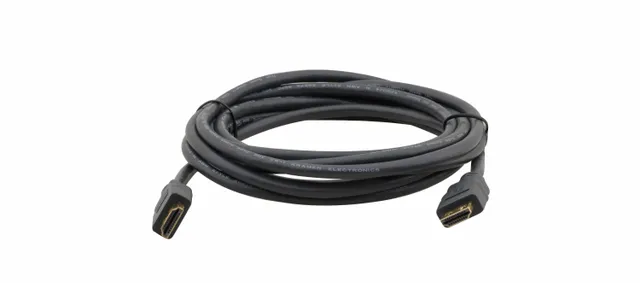 HDMI-kabel Kramer C-MHM/MHM Flexible, 4K@60Hz, 0,3 meter - Svart