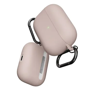 PodSkinz HybridShell AirPods Pro nyckelringsfodral (pastel pink)