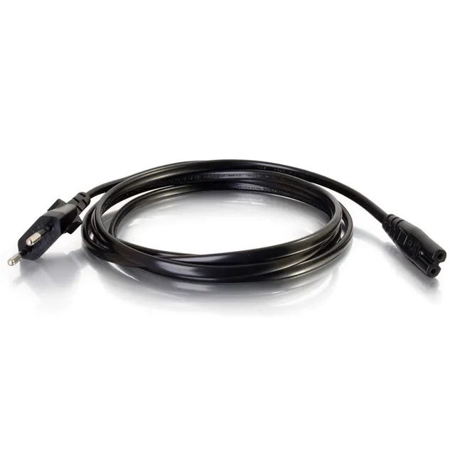 Non-Polarised Power Cord - Strömkabel - power IEC 60320 C7 till power CEE 7/7 (hane) - AC 250 V - 1 m - formpressad - svart