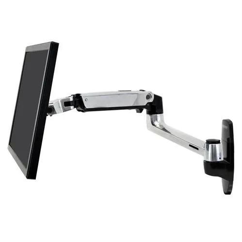 Väggfäste Ergotron LX Wall Monitor Arm, max 9 kg, 2 leder, 100-640 mm från väggen, VESA 75/100