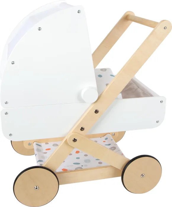 - Wooden Doll Pram Little Button
