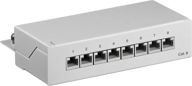 - Patch-panel - CAT 6 - STP - RJ-45 X 8