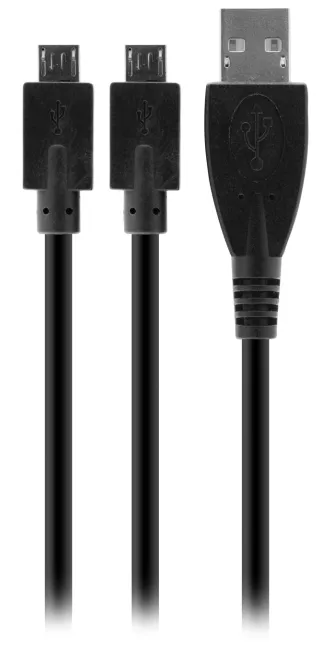 Laddningskabel till PS4-kontrollen, 2x USB, 3 m (60269)