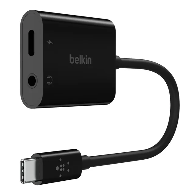 3.5 mm Audio + Usb-C laddningsadapter