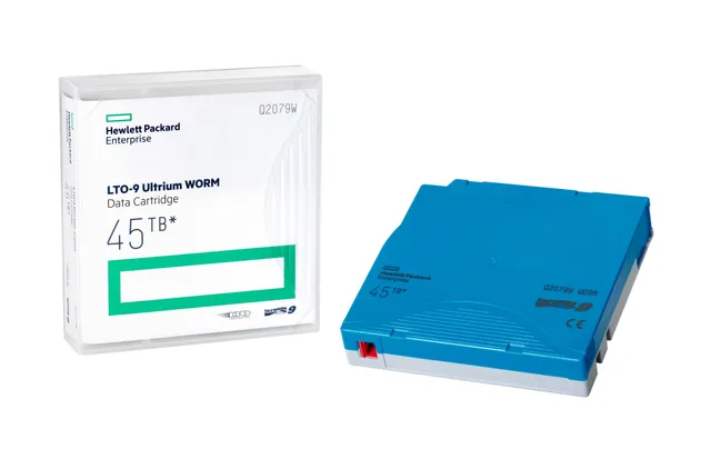 HPE - LTO Ultrium WORM 9 - 18 TB / 45 TB - skrivbara etiketter - ljusblå - för P/N: R7E99A, R7F00A, R7F01A, R7F02A
