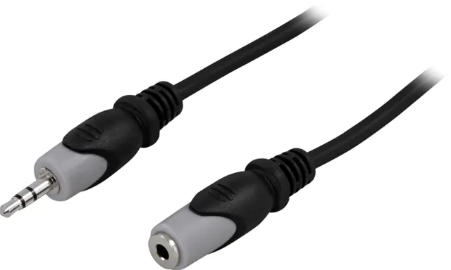 Ljudkabel 3,5mm ha - ho, 0,5m