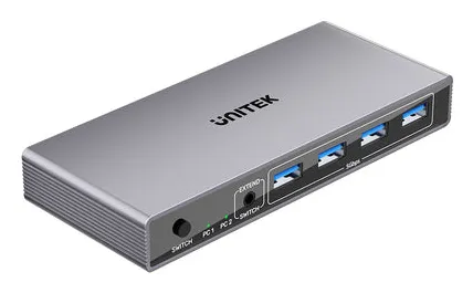 - Omkopplare för tangentbord/video/mus - 5 Gbps - 6 x KVM / USB + 3 x DisplayPort - skrivbordsmodell