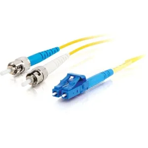 LC-ST 9/125 OS1 Duplex Singlemode PVC Fiber Optic Cable (LSZH) - Patch-kabel - ST enkelläge (hane) till LC enkelläge (hane) - 3 m - 3 m - fiberopt