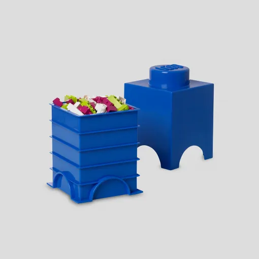 LEGO STORAGE BRICK 1 - BLUE