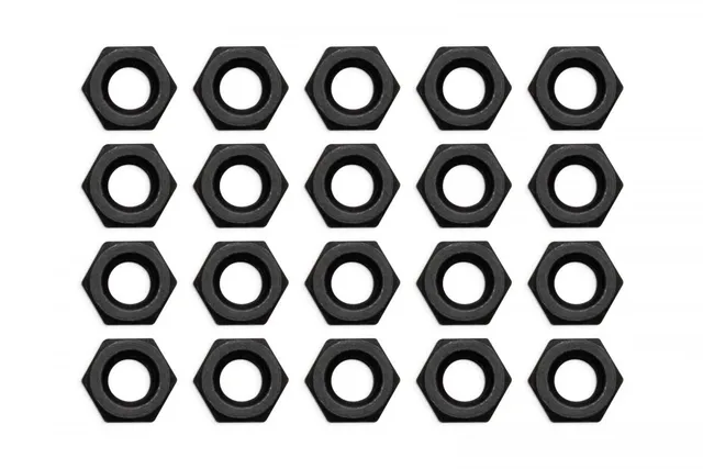 EK-Loop Nut Set M4 - Black (20pcs)