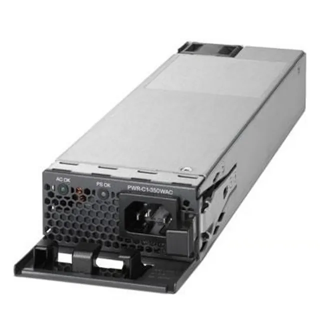 Config 1 - Nätaggregat - hot-plug/redundant (insticksmodul) - 80 PLUS Platinum - AC 100-240 V - 350 watt - återanvänd - för Catalyst 9300 (350 w