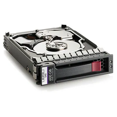 HPE Dual Port Enterprise - Hårddisk - 600 GB - hot-swap - 3.5 - SAS 6Gb/s - 15000 rpm [REFURBISHED]