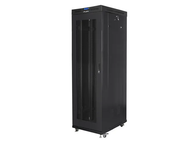FF01 series V2 - rack - flat pack LCD with mesh door 600x1000 - 42U