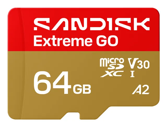 Extreme Go - Flash-minneskort - 64 GB - A2