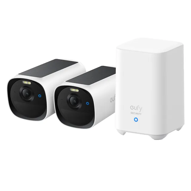 eufyCam E40 säkerhetskamera + HomeBase 2 (2-pack)