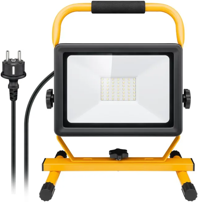 LED work light with stand 50 W black-yellow 1.5