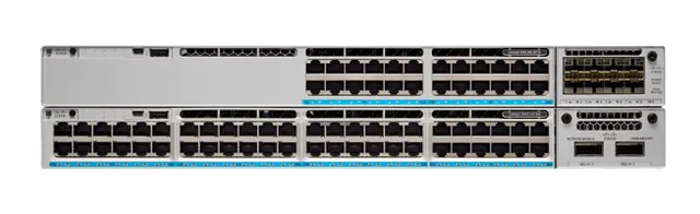 Catalyst 9300 - Network Essentials - switch - L3 - Administrerad - 48 x 10/100/1000 - rackmonterbar - återanvänd