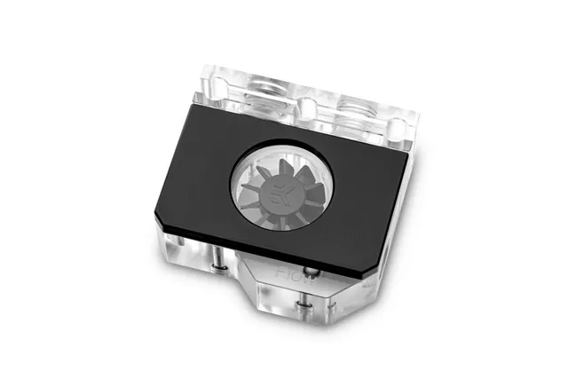 EkWaterBlocks EK-Quantum Scalar Flow Indicator Bottom-To-Top D-RGB - Flödesmätare till vätskebaserat kylsystem - svart