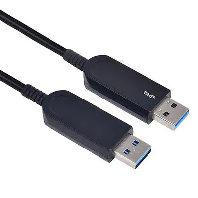 10m Aktiv AOC 10Gbps Fiber kabel USB-A 3.2 till USB-A 3.2