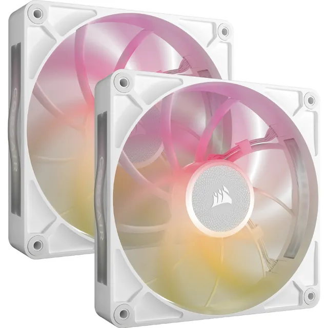 iCUE LINK RX140 RGB MAX Fläkt 2pk (vit)