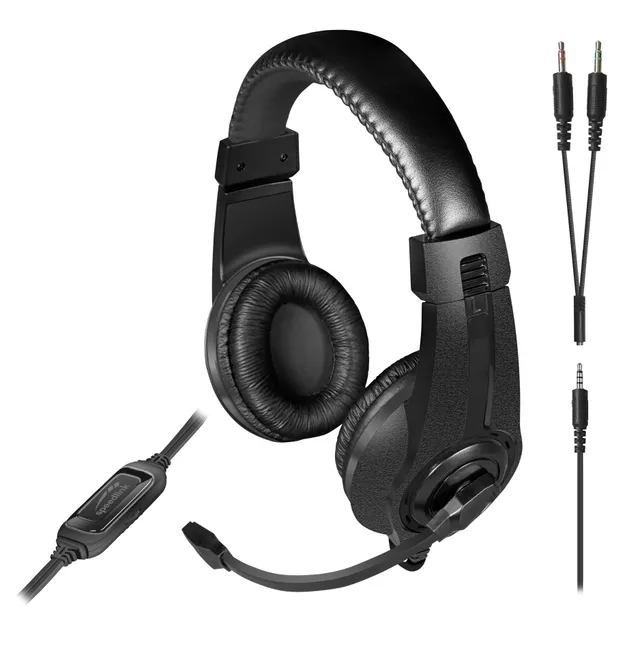 LEGATOS Stereo Gaming Headset - Black - Wired Headset - Sony PlayStation 4