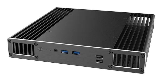 Plato WS Slim Fanless Case Intel® NUC - Chassi - UCFF (NUC) - Svart