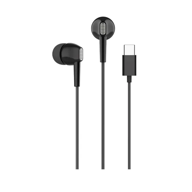 PUIPHF33USBCBLK, Sladdansluten, Samtal/musik, 20g, Headset, Svart