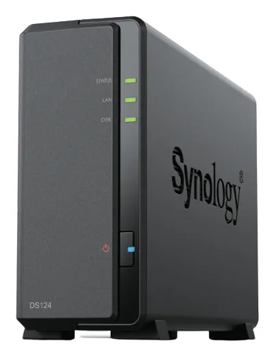 DiskStation DS124, 1-bay NAS, Intel Celeron J4125, 1 GB RAM